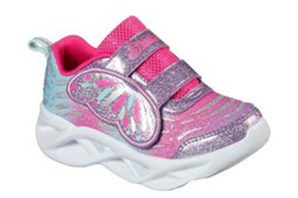 ΠΑΙΔΙΚΑ ΑΘΛΗΤΙΚΑ ΠΑΠΟΥΤΣΙΑ ΜΕ ΦΩΤΑΚΙΑ SKECHERS TWISTY BRIGHTS WINGIN IT 302754N