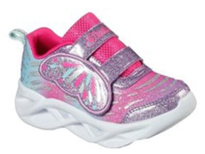 ΠΑΙΔΙΚΑ ΑΘΛΗΤΙΚΑ ΠΑΠΟΥΤΣΙΑ ΜΕ ΦΩΤΑΚΙΑ SKECHERS TWISTY BRIGHTS WINGIN IT 302754N