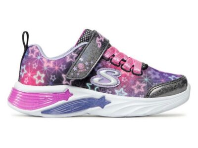 ΠΑΙΔΙΚΑ ΑΘΛΗΤΙΚΑ SKECHERS 302324L BKMT STAR SPARKS ΜΕ ΦΩΤΑΚΙΑ